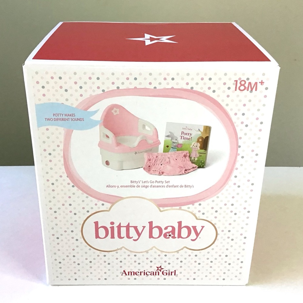 EMPTY BOX For American Girl Bitty Baby (Lets Go Potty Set) Includes Instructions
